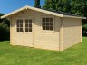 4.1m wide Apex 28mm Log Cabin 49
