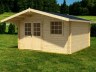 3.8-4.1m wide Apex 45mm Log Cabin 68