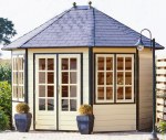 Octagonal Summerhouse Log Cabin 352